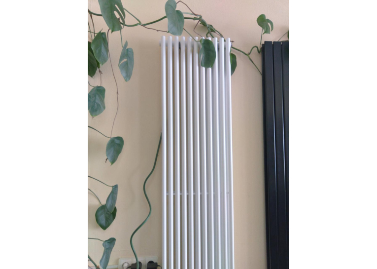 Вертикальний радіатор Betatherm Praktikum 2 H-1600 мм, L-349 мм PV 2160/09 9016M 99