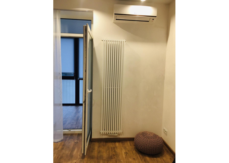 Вертикальний радіатор Betatherm Praktikum 2 H-1600 мм, L-349 мм PV 2160/09 9016M 99