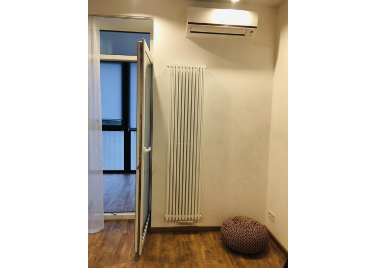 Вертикальний радіатор Betatherm Praktikum 2 H-1600 мм, L-349 мм PV 2160/09 9016M 99