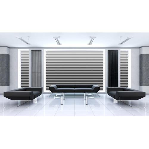 Вертикальний трубчастий радіатор Betatherm Quantum 1 H-2000 мм, L-525 мм BQ 1200/13 9005M 99