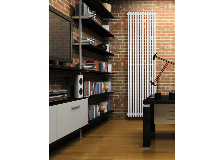 Вертикальний радіатор Betatherm  Praktikum 1 1800*463 (Білий RAL9016M, підк. №99) PV 1180/12 9016M 99