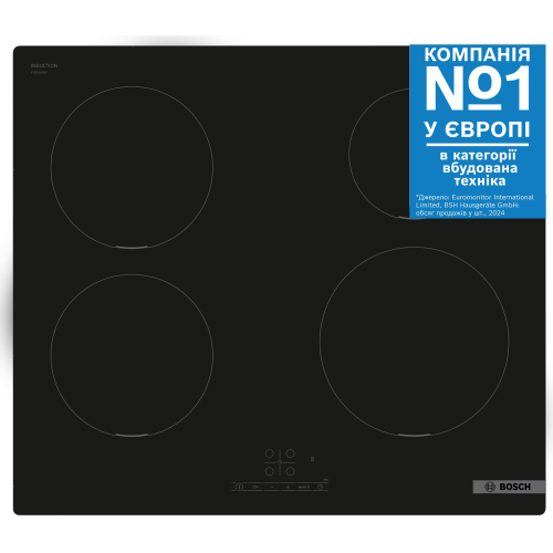 Варочная поверхность индукционная Bosch PUE611BB5E