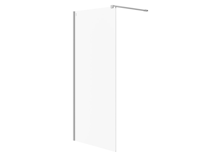 Душова кабіна Cersanit Walk-in MILLE,хром,90 Х200,скло транспарент S161-006 