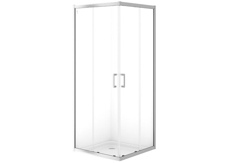 Душова кабіна квадратна CERSANIT BRASCO 80x80x190 Хром S168-005