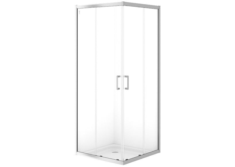 Душова кабіна квадратна CERSANIT BRASCO 80x80x190 Хром S168-005