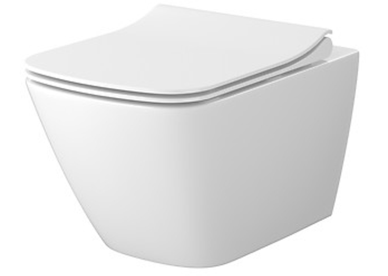 Унітаз підвісний Cersanit C200 CITY PRO VORTEX +сидіння дюропласт soft close S701-884