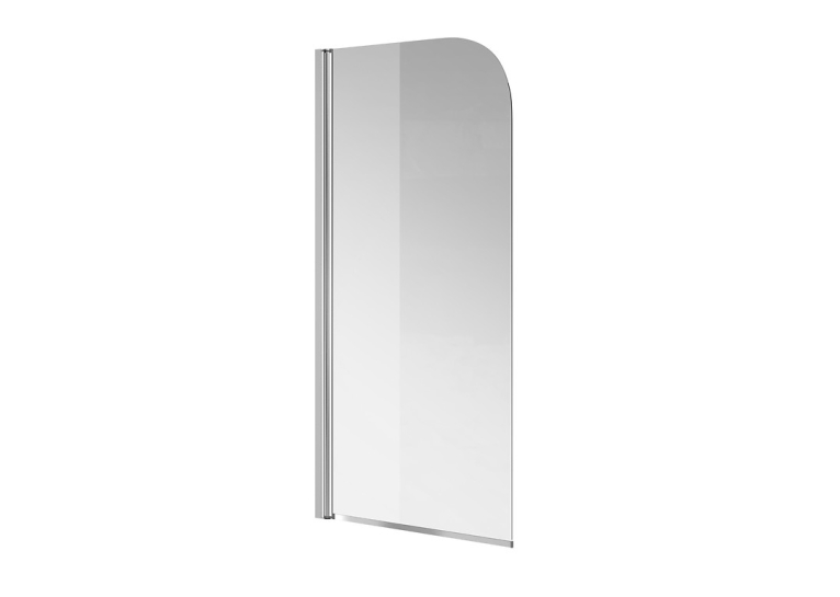 ШТОРКА ДЛЯ ВАННИ Cersanit EASY NEW 140Х70 ОДИНАРНА, ПРОФІЛЬ ХРОМ, ПРОЗОРЕ СКЛО, S301-289