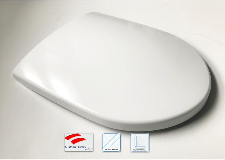 Сидіння для унітаз Cersanit Olimpia Soft-Close (Повільне падіння) дюропласт K98-0204