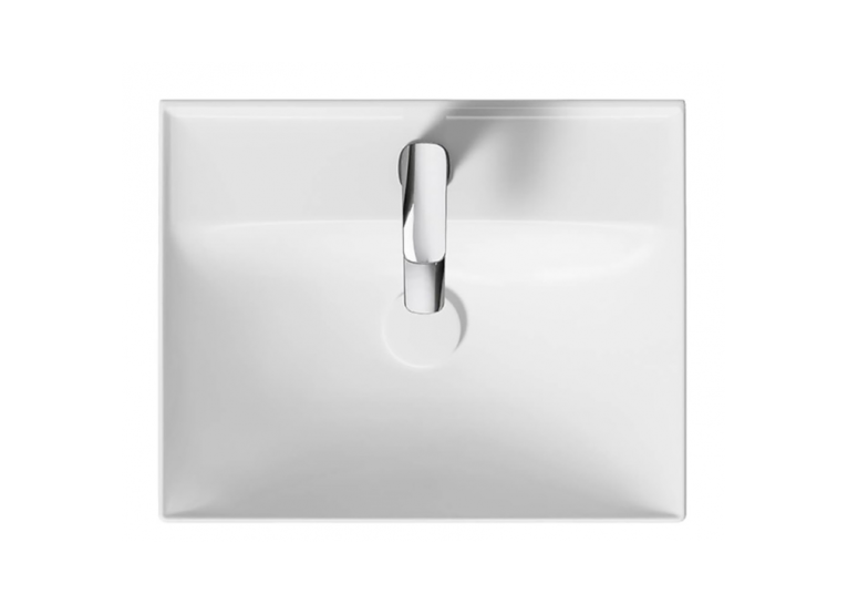 Шкафчик для раковины Cersanit LARGA 60x57 см, белая S932-070+Раковина Cersanit LARGA 60см, мебельная белая K120-009