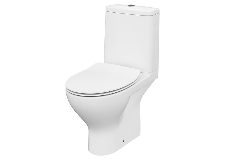 Унітаз-компакт CERSANIT Moduo SBTW CleanOn 651 011 3/5 з бачком і сидінням Slim Soft Close дюропласт K116-003