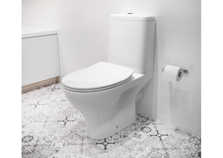 Унітаз-компакт CERSANIT Moduo SBTW CleanOn 651 011 3/5 з бачком і сидінням Slim Soft Close дюропласт K116-003