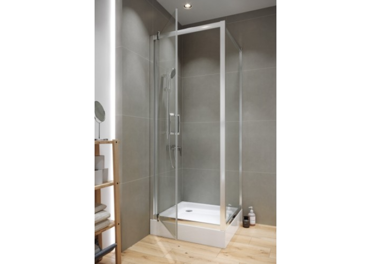Душова кабіна квадратна Cersanit ARTECO PIVOT 80x80x190 Хром S157-009