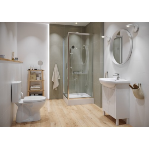 Душова кабіна квадратна Cersanit ARTECO PIVOT 80x80x190 Хром S157-009