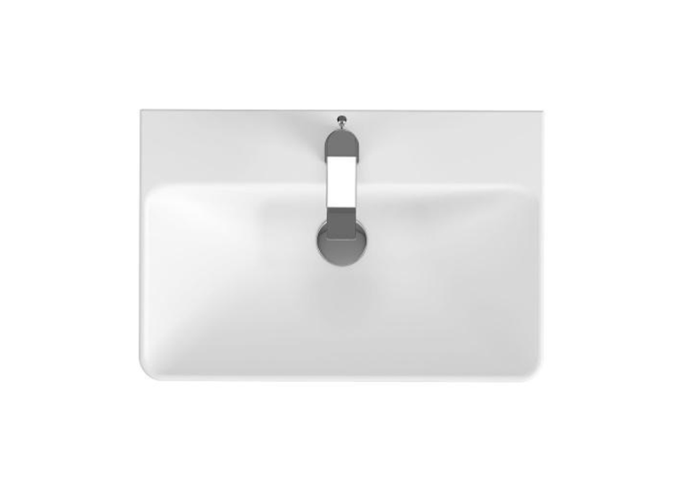 Тумба Cersanit Lara и раковина Mille Slim 60, орех S801-360