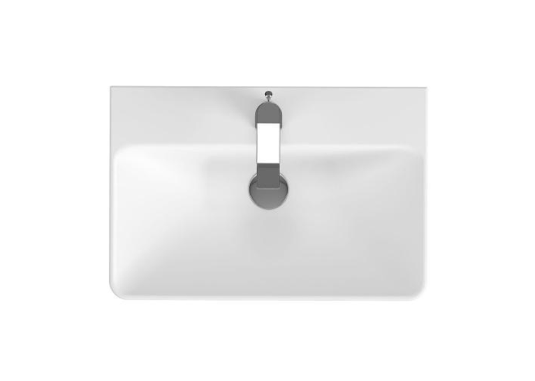 Тумба Cersanit Lara и раковина Mille Slim 60, орех S801-360