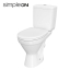 Унитаз-компакт Cersanit CERSANIA II 751 ІІ Simple On 011 3/6 с сиденьем дюропласт K119-015