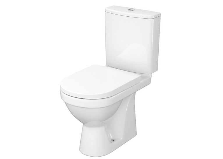 Унитаз-компакт Cersanit SIMPLE ON 021 3/5 783 ZIP + сидение дюропласт soft-close K119-023