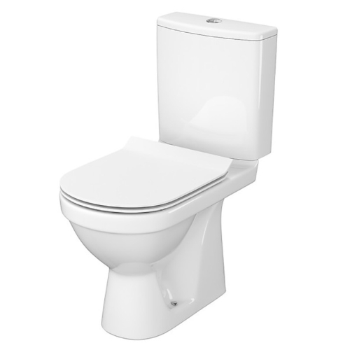 Унітаз-компакт Cersanit SIMPLE ON 021 3/5 785 ZIP +сид дюр SLIM пов пад легке знімання K121-015