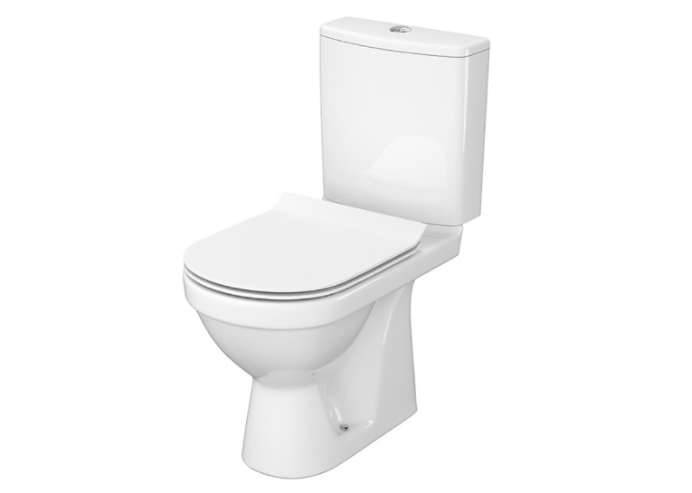 Унітаз-компакт Cersanit SIMPLE ON 021 3/5 785 ZIP +сид дюр SLIM пов пад легке знімання K121-015