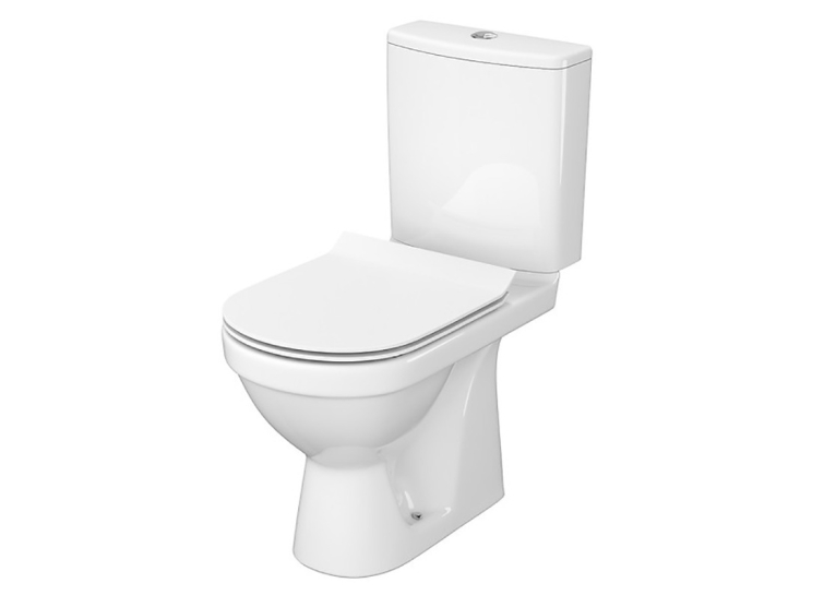 Унитаз-компакт Cersanit SIMPLE ON 021 3/5 785 ZIP +сидение дюропласт soft-close SLIM K121-015