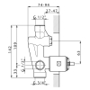  Змішувач для ванни Devit ART 1502X140B