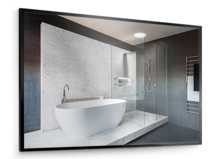 Зеркало Devit ART 80x60 см, черный матовый 6032140B