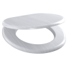  Сидіння для унітазу Devit Classic 3013151 soft-close для 3010151/3110151, дерево, біла