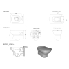 Унітаз підвісний Devit Comfort New з сидінням Soft Close дюропласт 3120123