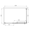  Душовий піддон Devit Comfort 120х80 FTR2323
