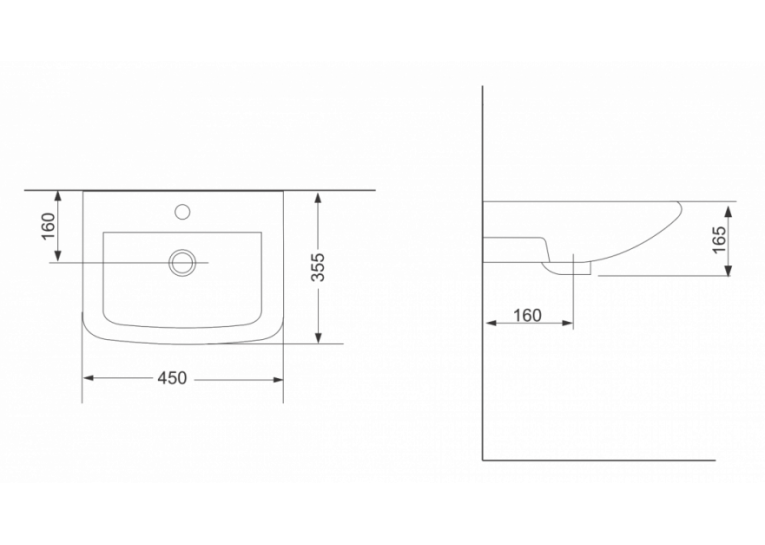  Раковина Devit Small 1013135