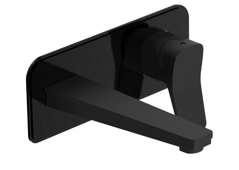 Змішувач прихованого монтажу для раковини Devit UP 8101X120B чорний матовий