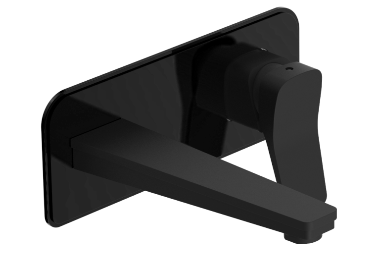 Змішувач прихованого монтажу для раковини Devit UP 8101X120B чорний матовий