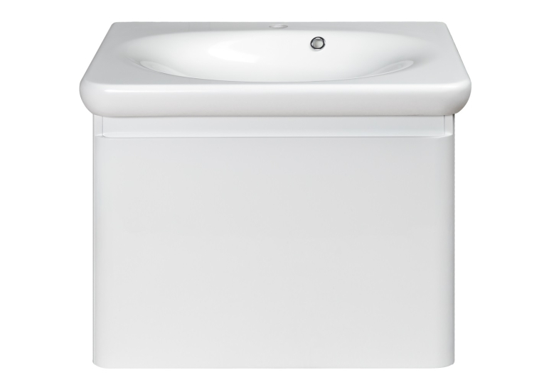 Тумба с умывальником Devit Fly New 60 белый 0020120W