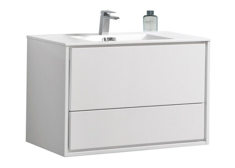  Тумба з умивальником Devit Fly 90 білий 0023120W