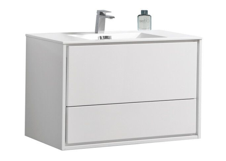  Тумба з умивальником Devit Fly 90 білий 0023120W
