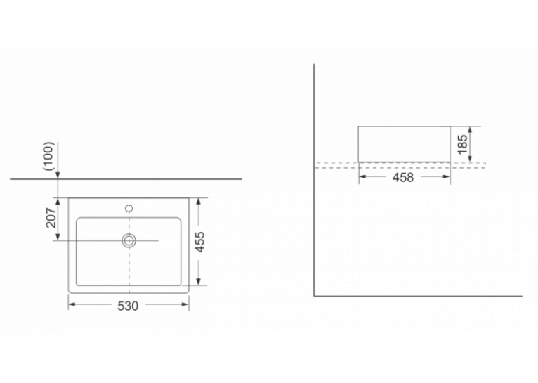  Раковина Devit Quadra 1510132