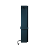 Рушникосушка DEWEIT Whole Wall 1250*290 з функцією обігріву, антрацит мат, 1267