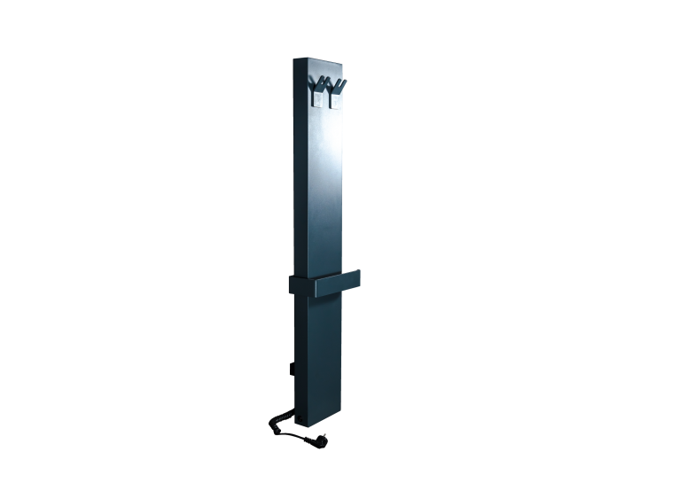 Полотенцесушитель DEWEIT Whole Wall 1250*290 с функцией обогрева, антрацит мат, 1267