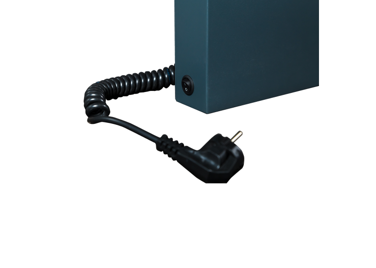 Рушникосушка DEWEIT Whole Wall 1250*290 з функцією обігріву, антрацит мат, 1267