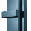 Рушникосушка DEWEIT Whole Wall 1250*290 з функцією обігріву, антрацит мат, 1267