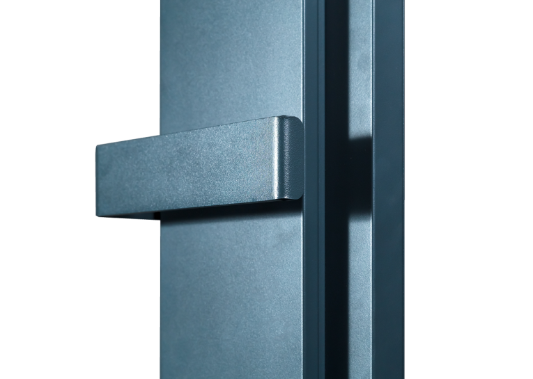 Рушникосушка DEWEIT Whole Wall 1250*290 з функцією обігріву, антрацит мат, 1267