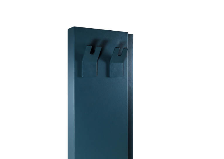 Полотенцесушитель DEWEIT Whole Wall 1250*290 с функцией обогрева, антрацит мат, 1267