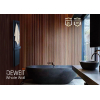 Рушникосушка DEWEIT Whole Wall 1250*290 з функцією обігріву, антрацит мат, 1267