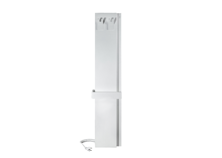 Полотенцесушитель DEWEIT Whole Wall 1250*290 с функцией обогрева, белый мат, 1268