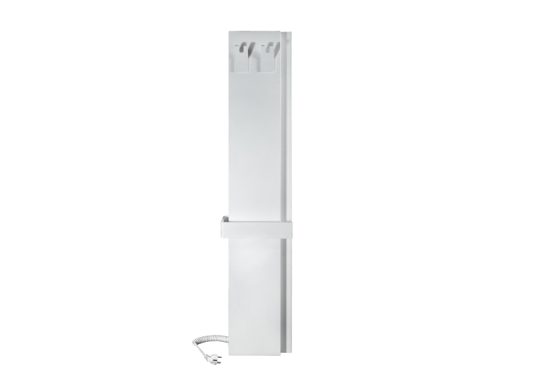 Полотенцесушитель DEWEIT Whole Wall 1250*290 с функцией обогрева, белый мат, 1268