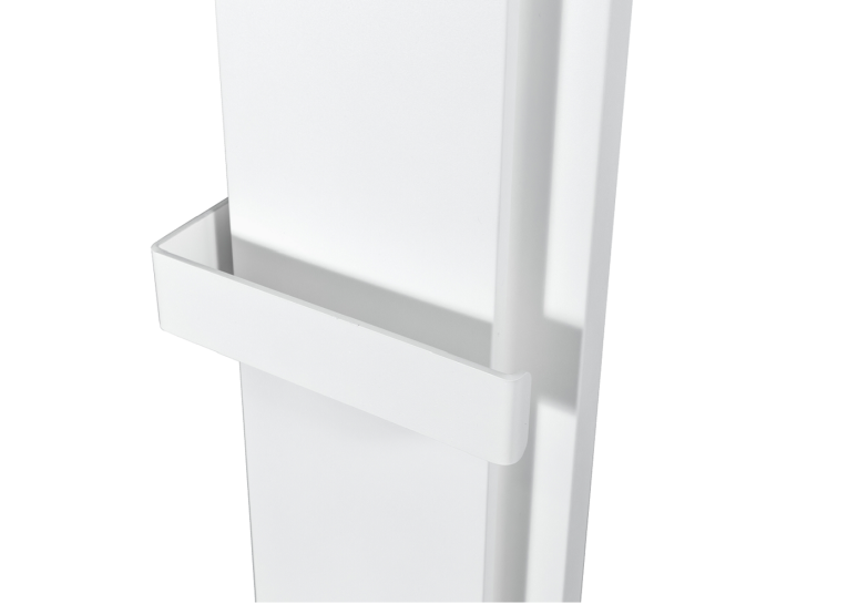 Полотенцесушитель DEWEIT Whole Wall 1250*290 с функцией обогрева, белый мат, 1268