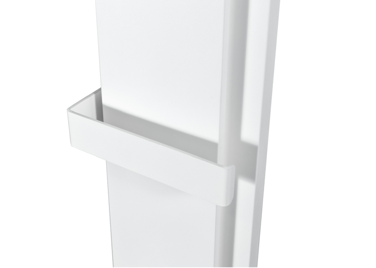 Полотенцесушитель DEWEIT Whole Wall 1250*290 с функцией обогрева, белый мат, 1268