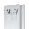Полотенцесушитель DEWEIT Whole Wall 1250*290 с функцией обогрева, белый мат, 1268