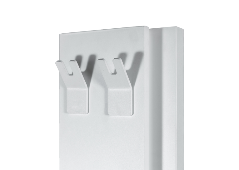 Полотенцесушитель DEWEIT Whole Wall 1250*290 с функцией обогрева, белый мат, 1268