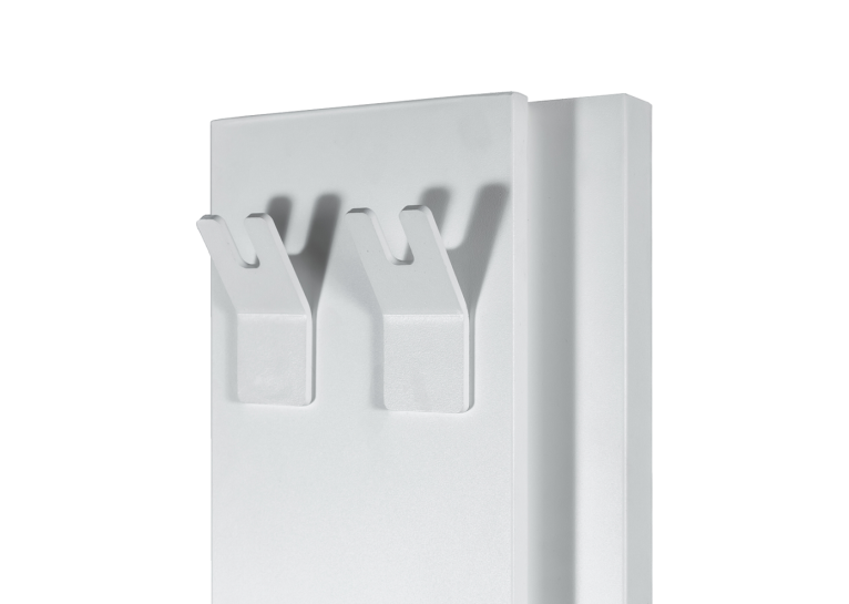 Полотенцесушитель DEWEIT Whole Wall 1250*290 с функцией обогрева, белый мат, 1268